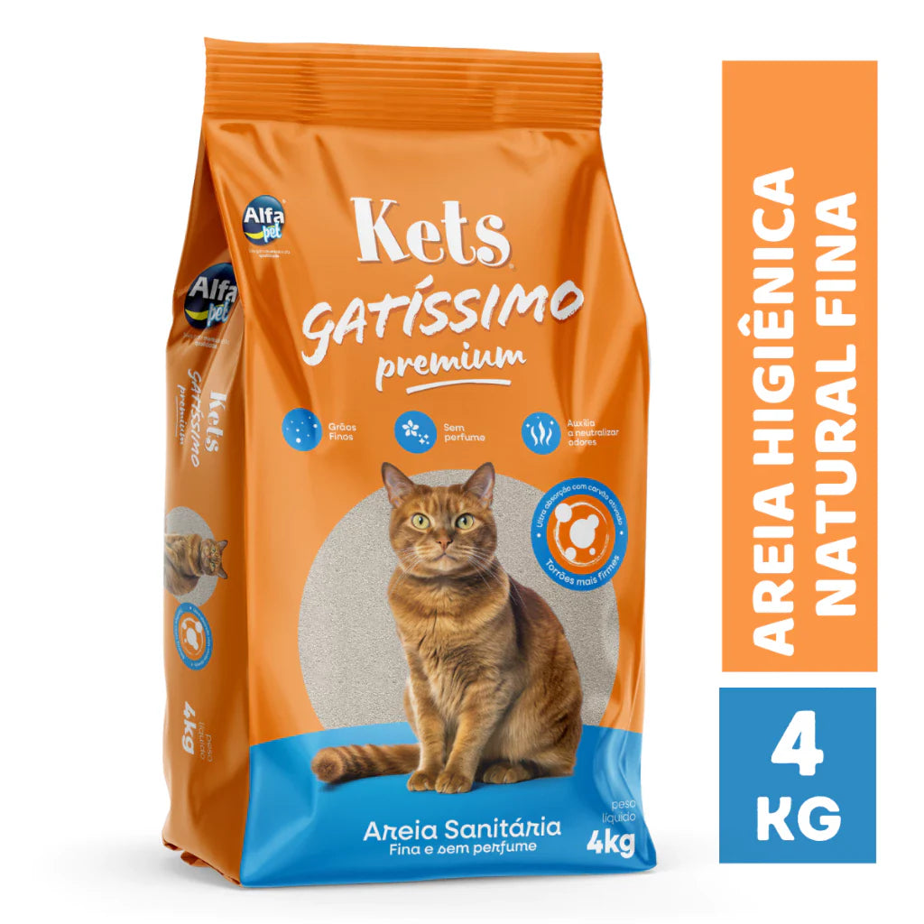 Areia Higiênica Premium para Gatos | Kets Gatissimo