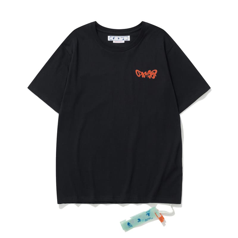 Camiseta Off-White Cross Graffiti Black