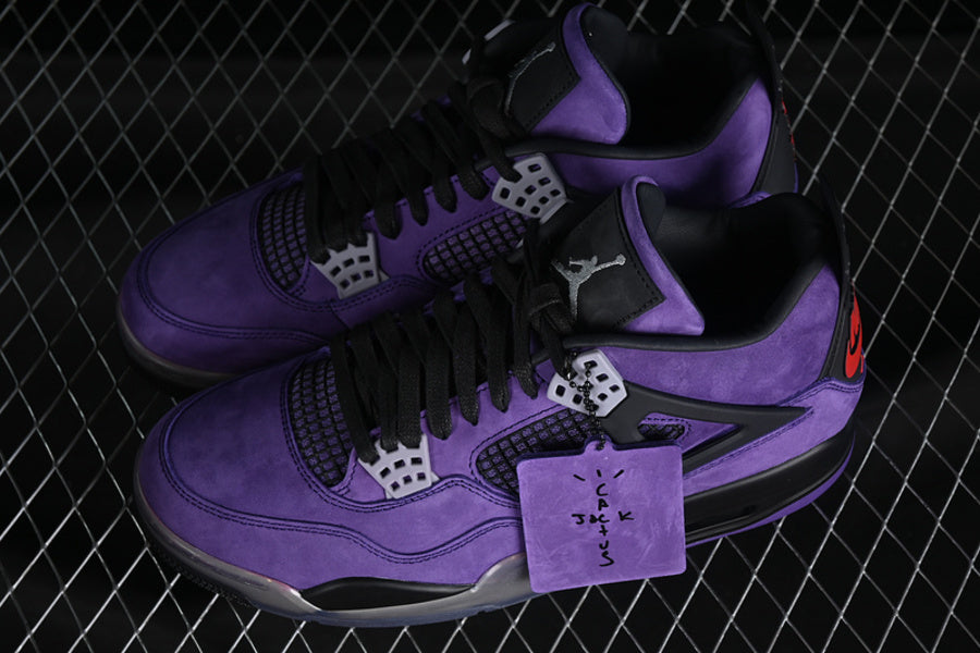 Air Jordan 4 x Travis Scott Purple Suede