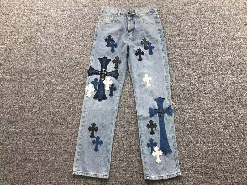 Calça Chrome Hearts Jeans Cross