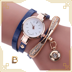 Relógio Feminino MultCharm + Pulseira Fashion