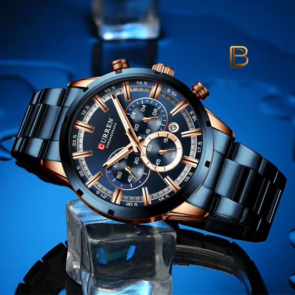 Relógio Masculino Curren Luxury - Original