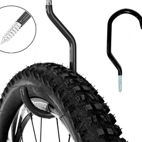 1/2 pçs suporte de parede da bicicleta grande estrada ganchos de armazenamento montagem na parede bicicleta ciclo cabide suportes ciclismo peças - Tudo Tem