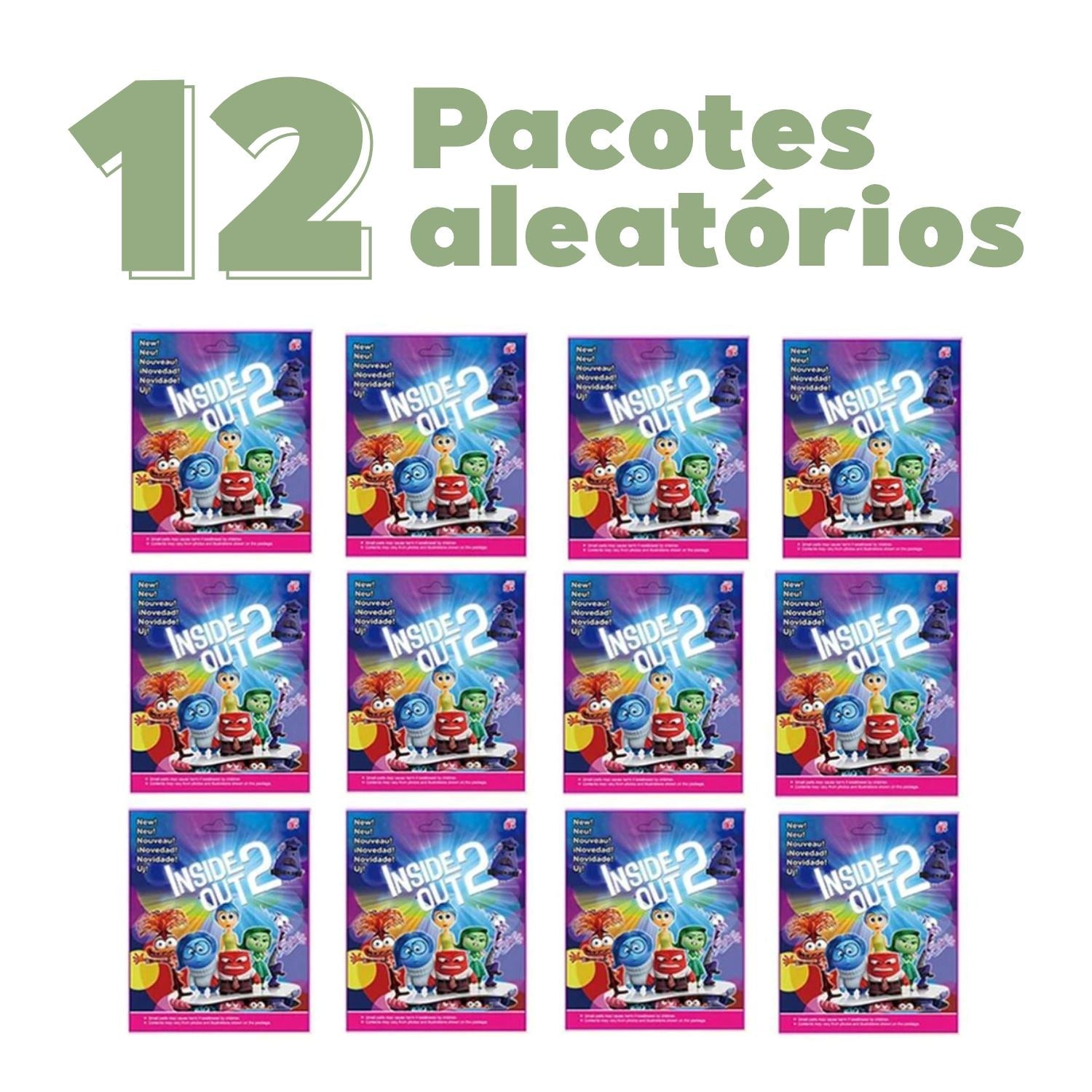 Coleção Bonecos Divertidamente com Figurinhas