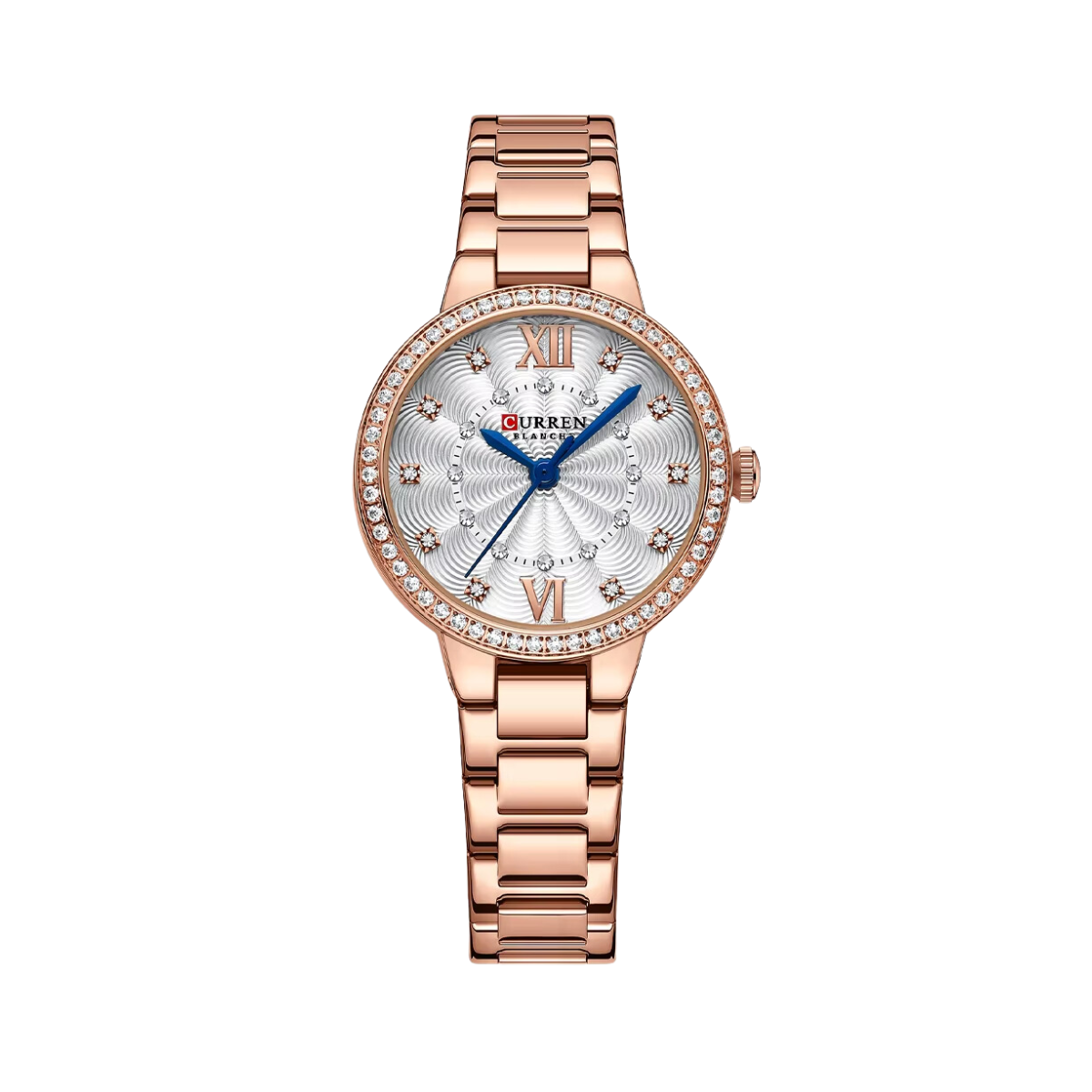 Relógio Feminino de Aço Rose - Curren 9085