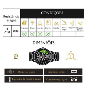 Relógio Masculino Circuit Pulse