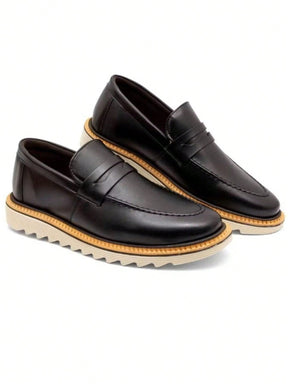 Sapato Oxford Tratorado Masculino - Couro Premium
