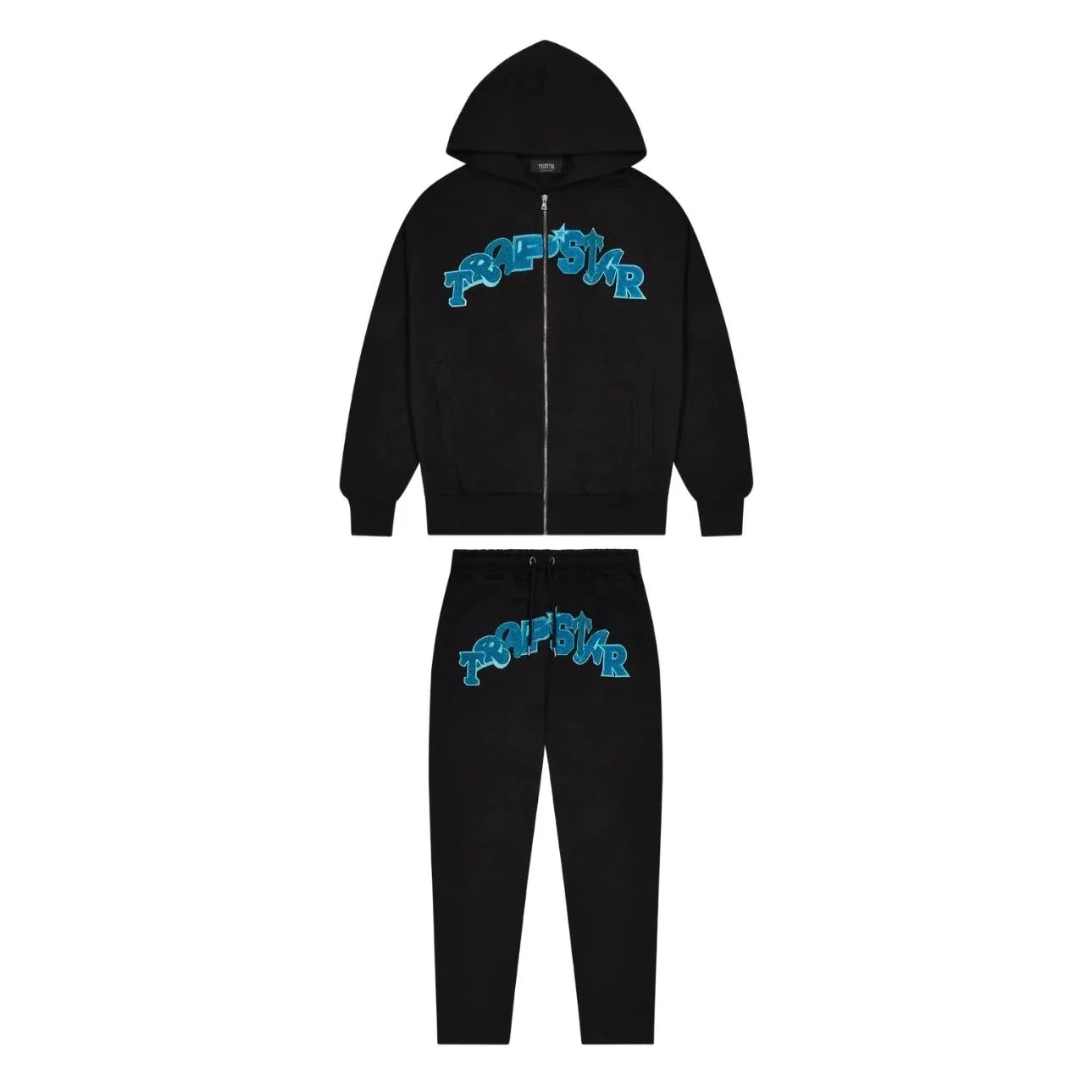 Conjunto Trapstar Wildcard Chenille BlueBlack