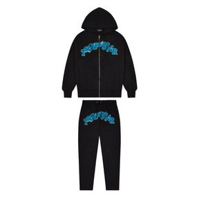 Conjunto Trapstar Wildcard Chenille BlueBlack