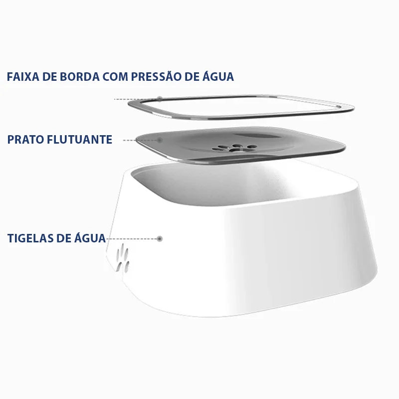 Bebedouro Anti Respingos Smart™ | Para Cachorro