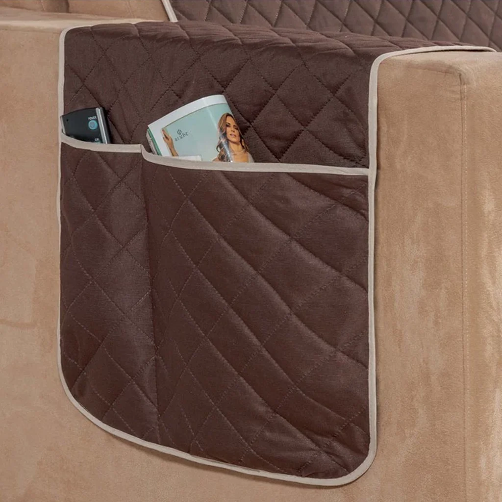 Protetor De Sofá Padrão 4 Lugares Impermeável Dupla Face | SofaProtec 4D™