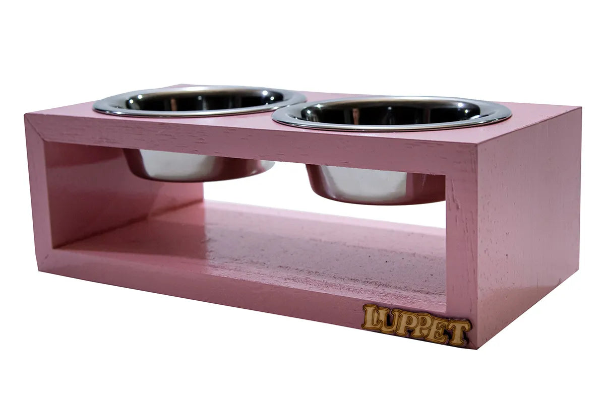 Comedouro para Cachorro e Gato Duplo Personalizável | DualPet Gourmet™