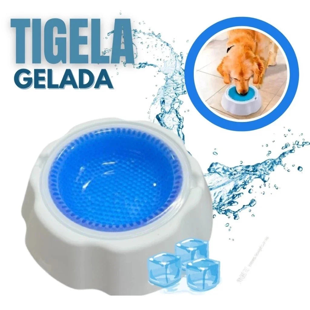 Tigela Bebedouro Gelada para Cão e Gato | Icebowl™