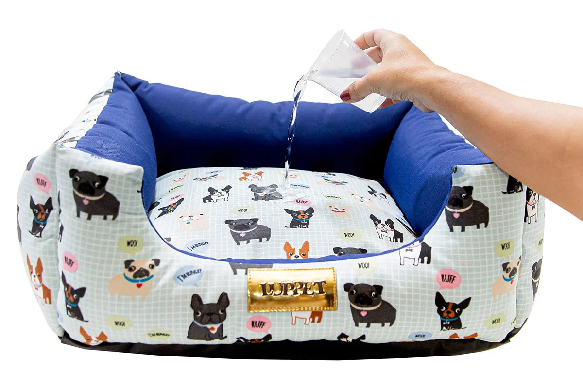 Cama para Cachorro Impermeável | Luppet Dog Blue™