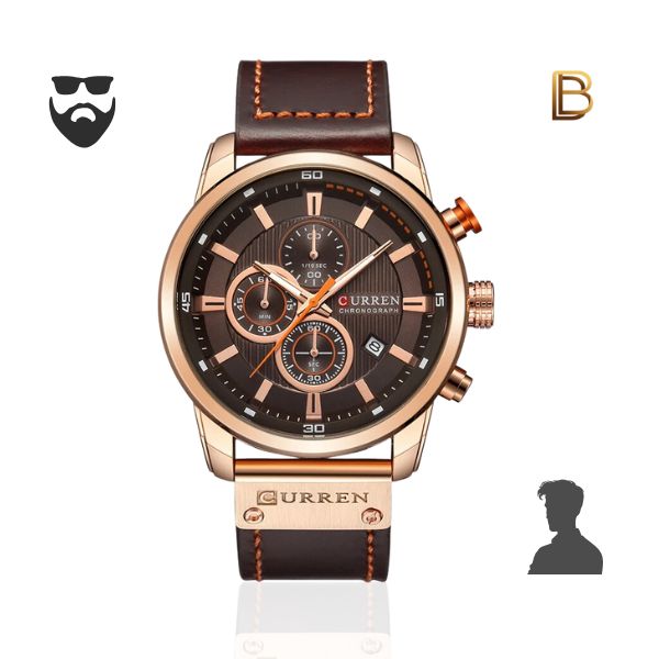 Relógio Masculino Curren - Couro