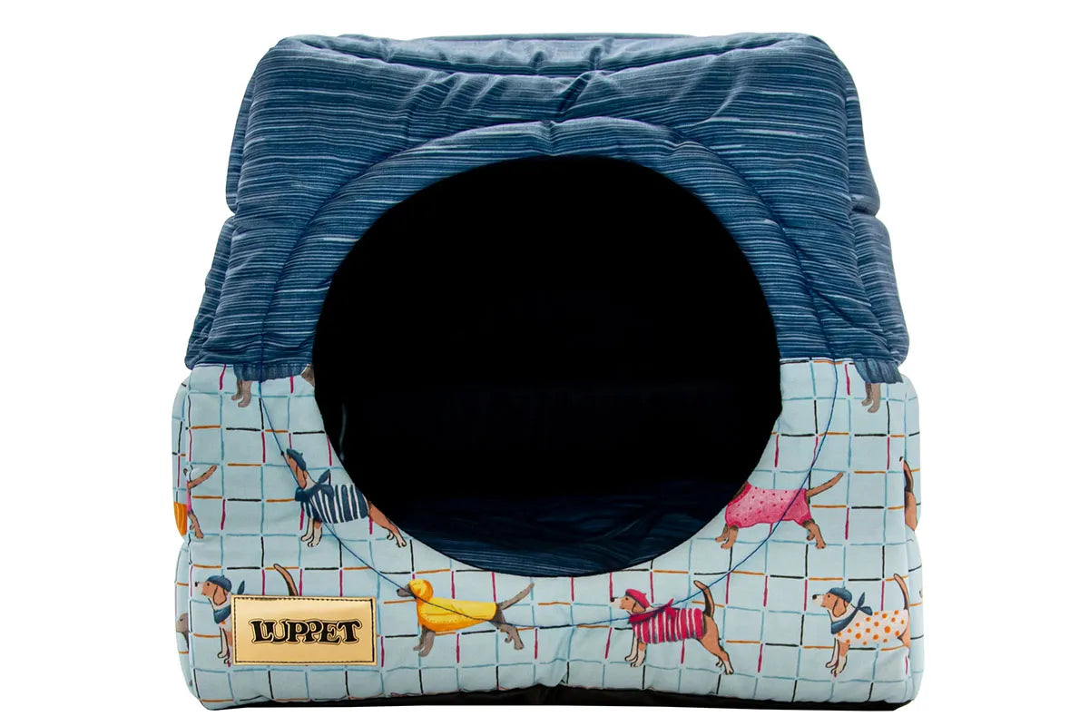 Toca para Cachorro e Gato Iglu Impermeável | Toca Luppet Blue™