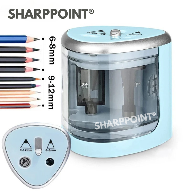 Apontador SharpPoint ® v2.0 - Afiação Precisa e Rápida, Ideal para Escritório e Estudo