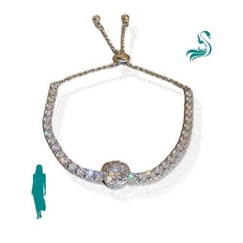 Pulseira em Liga de Cobre Banhada a ouro 18kcom Zircão Life Star