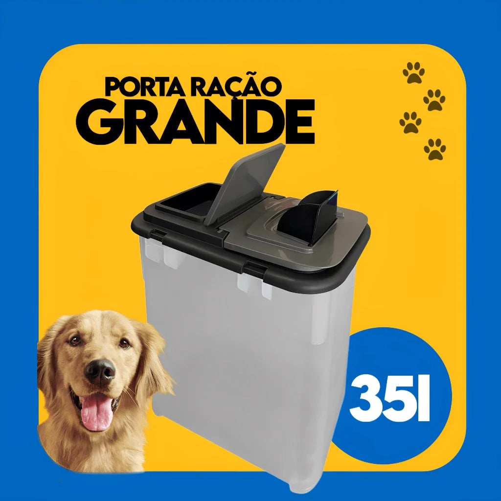 Porta Ração para Cachorro e Gato Hermético | Porta Ração Hermetic™
