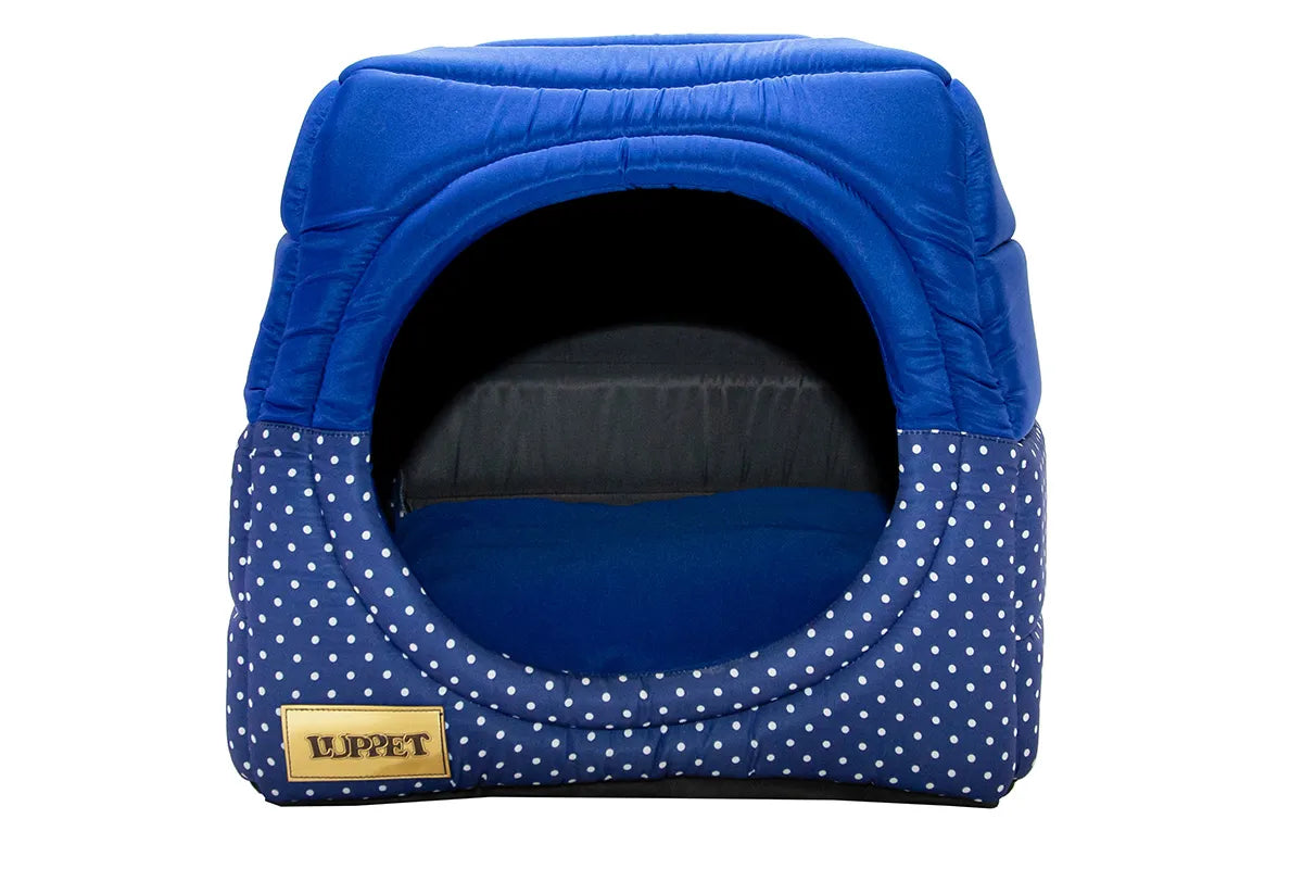 Toca para Cachorro e Gato Iglu Impermeável | Luppet Azul Poa™