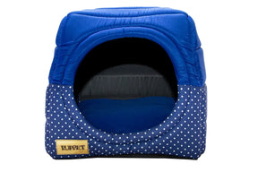 Toca para Cachorro e Gato Iglu Impermeável | Luppet Azul Poa™