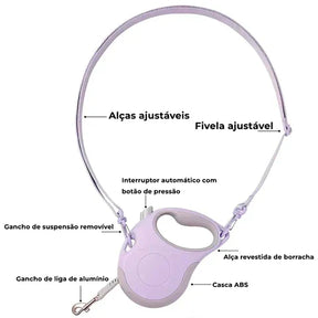 Guia Retrátil Truelove Adventure™ | Para Cachorro