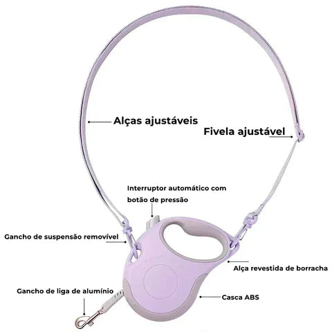 Guia Retrátil Truelove Adventure™ | Para Cachorro