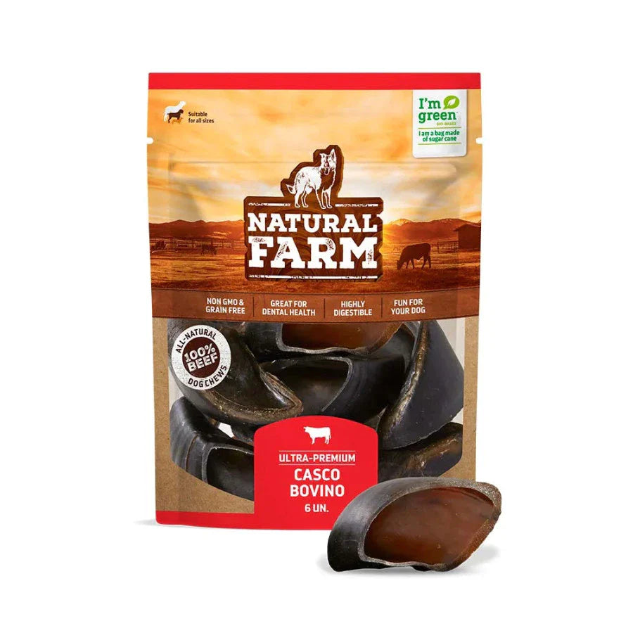 Mordedor Natural para Cães Casco Bovino | Casco Natural Farm
