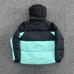 Jaqueta Puffer Synaworld Preto/Azul