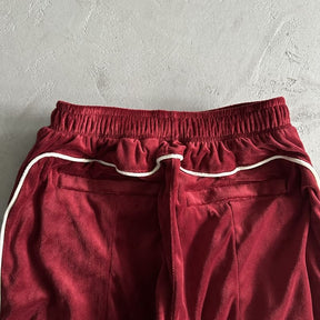 Conjunto Corteiz Veludo Vermelho