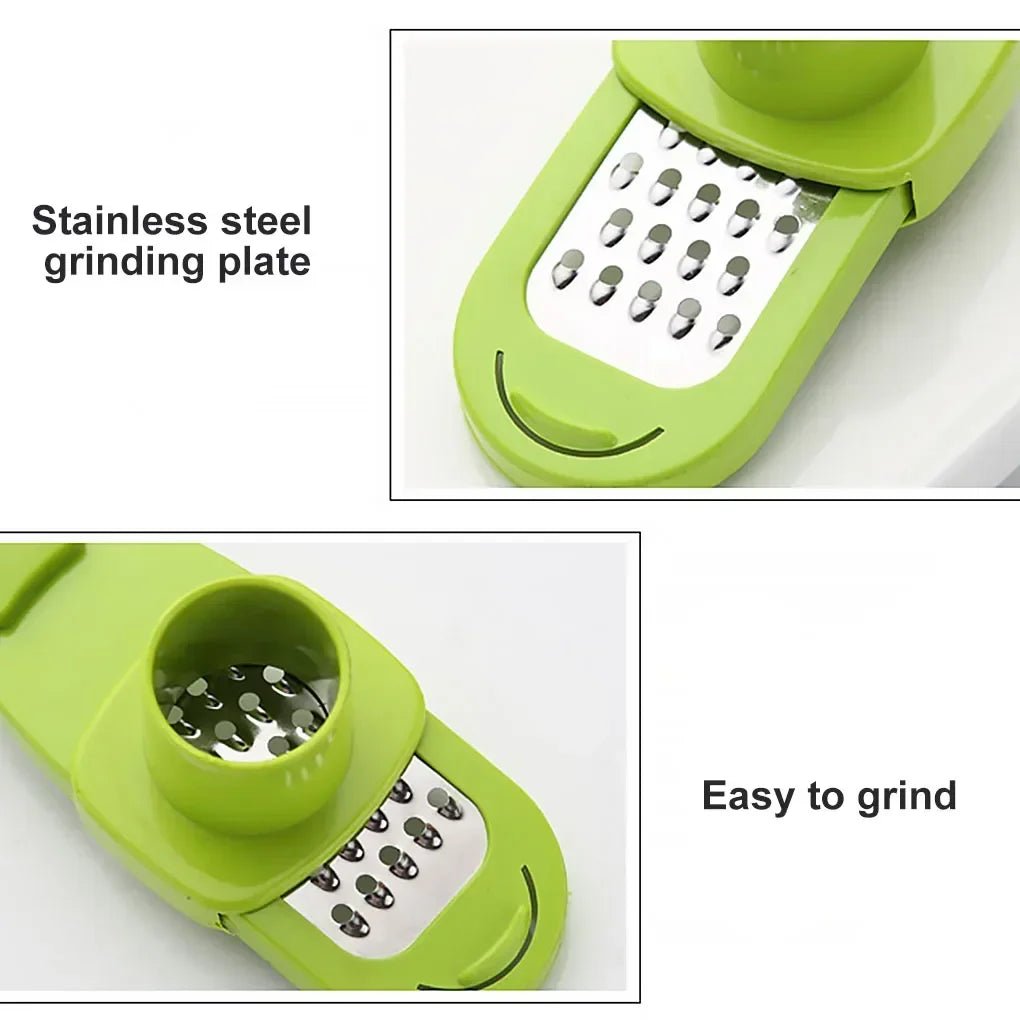 1pc multifuncional triturador de alho moedor manual gengibre cortador de alho descascador de alho imprensa gadgets de cozinha cozinhar - Tudo Tem