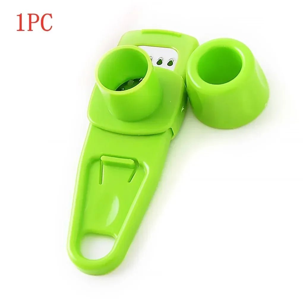 1pc multifuncional triturador de alho moedor manual gengibre cortador de alho descascador de alho imprensa gadgets de cozinha cozinhar - Tudo Tem