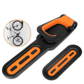 1pc rack de montagem na parede da bicicleta mtb estrada armazenamento fixo pendurado gancho suporte suporte ciclismo fivela estacionamento - Tudo Tem