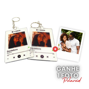 2 Chaveiros Spotify Interativo - Personalize o seu! - Tudo Tem