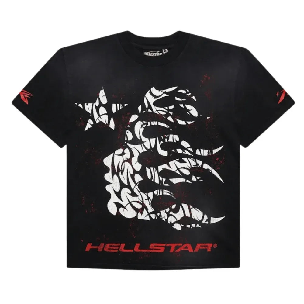 Camiseta Hellstar Thorn Black Red