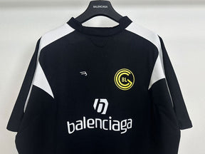 Camiseta Balenciaga Soccer T-Shirt 'BlackWhite'