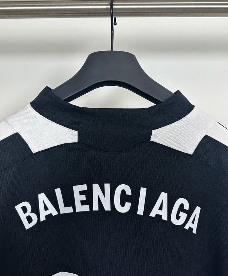 Camiseta Balenciaga Soccer T-Shirt 'BlackWhite'