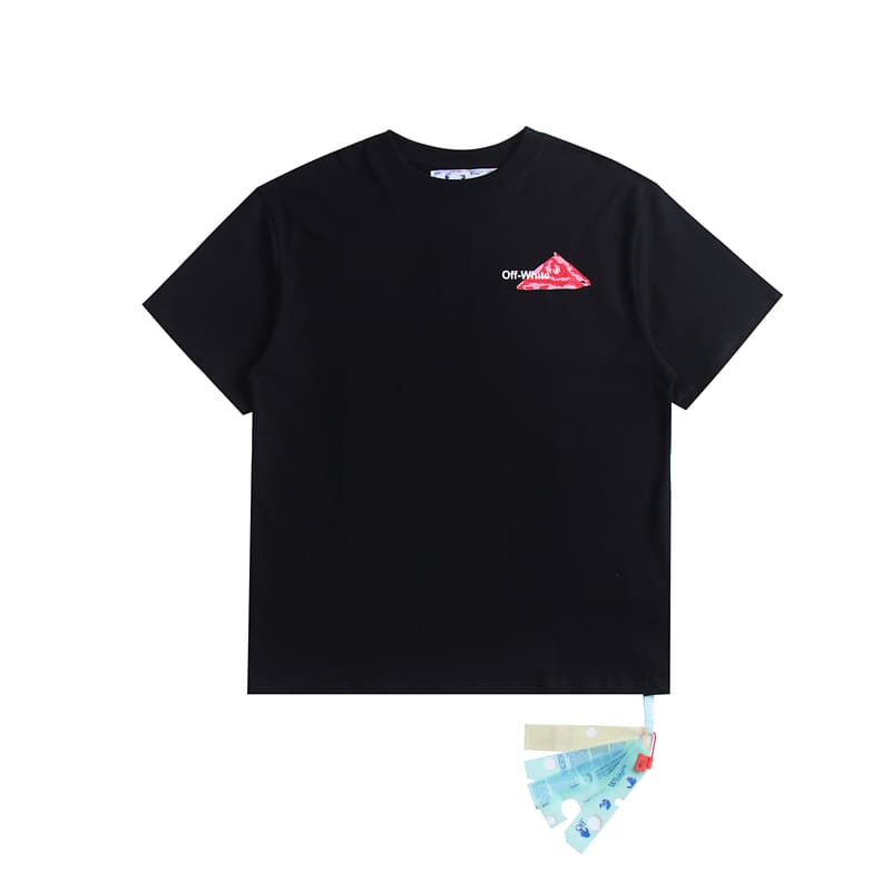 Camiseta Off-White Black Pink Spray