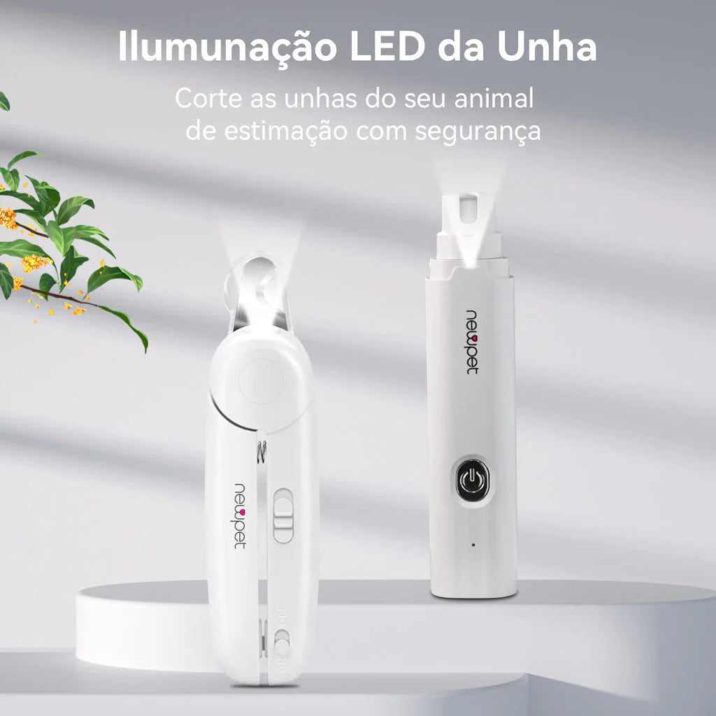 Kit Cortador e Lixador de Unhas para Cachorro e Gato | Kit NailCare™