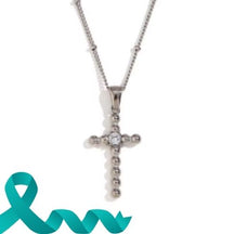 Colar Cruz Banhado a Ouro 18K com Zirconia