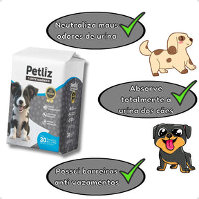 Tapete Higiênico Descartável para Cachorro | Tapete Higiênico Petliz