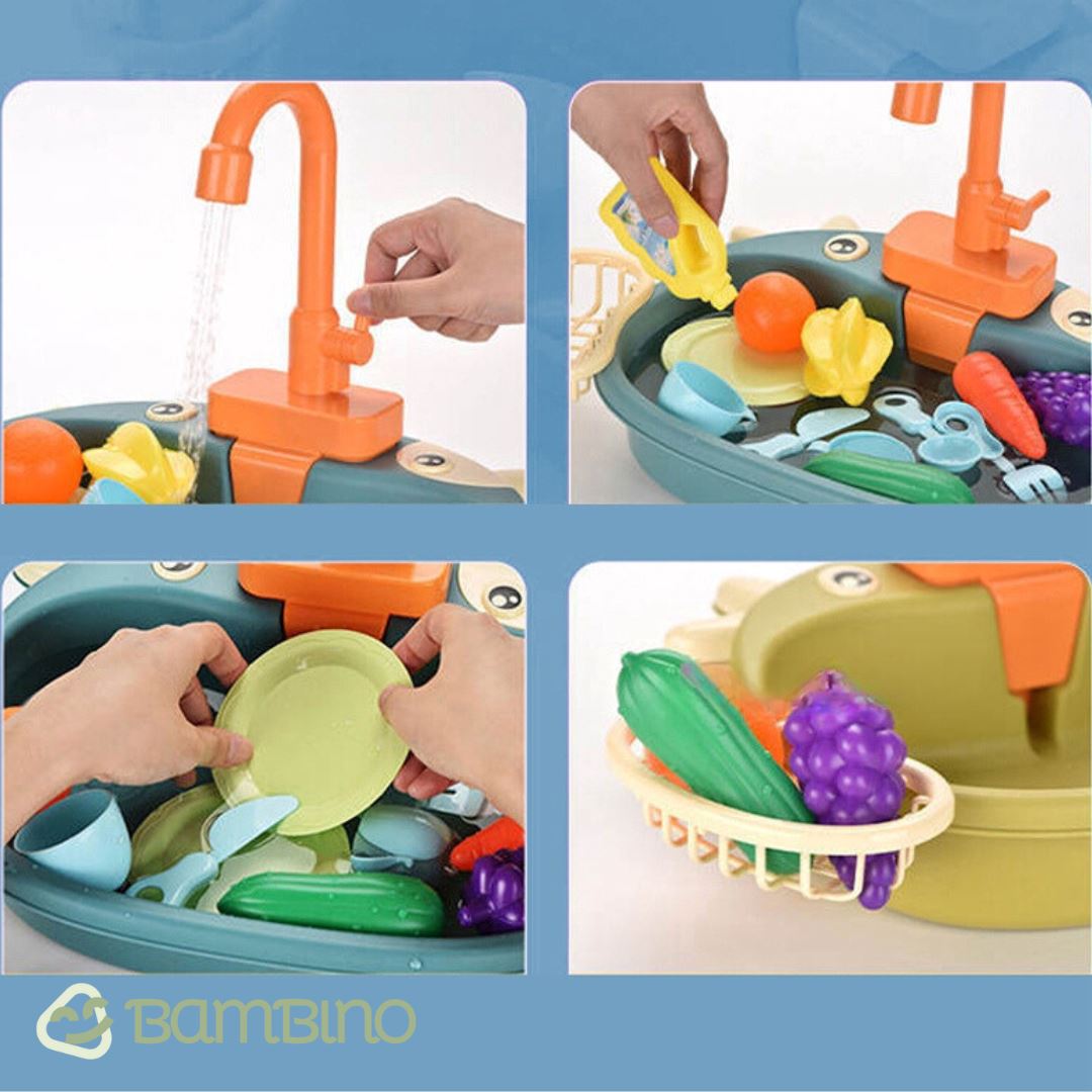 Pia de Brinquedo Infantil Bambino - Saí Água de Verdade