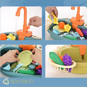 Pia de Brinquedo Infantil Bambino - Saí Água de Verdade