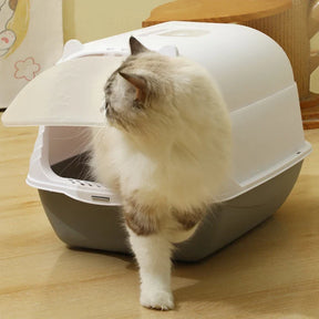 Caixa de Areia para Gatos estilo Toca | Caixa de Areia Furba™