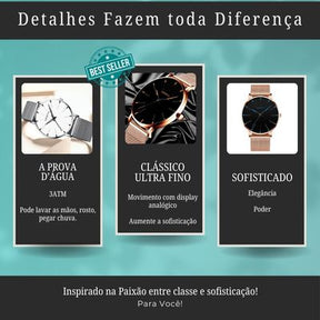 Relógio Masculino Gen Classic Minimalista