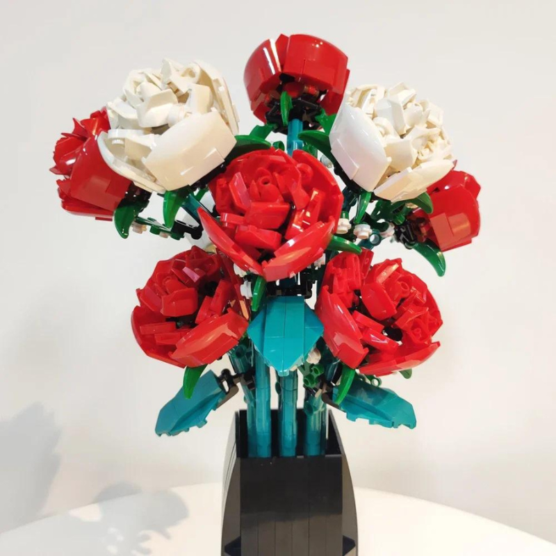 Vaso de Rosas | 818PCS