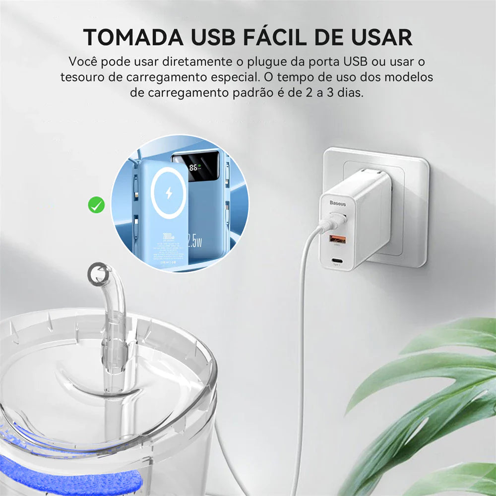 Fonte de Água automática para Gatos silenciosa | Silent™