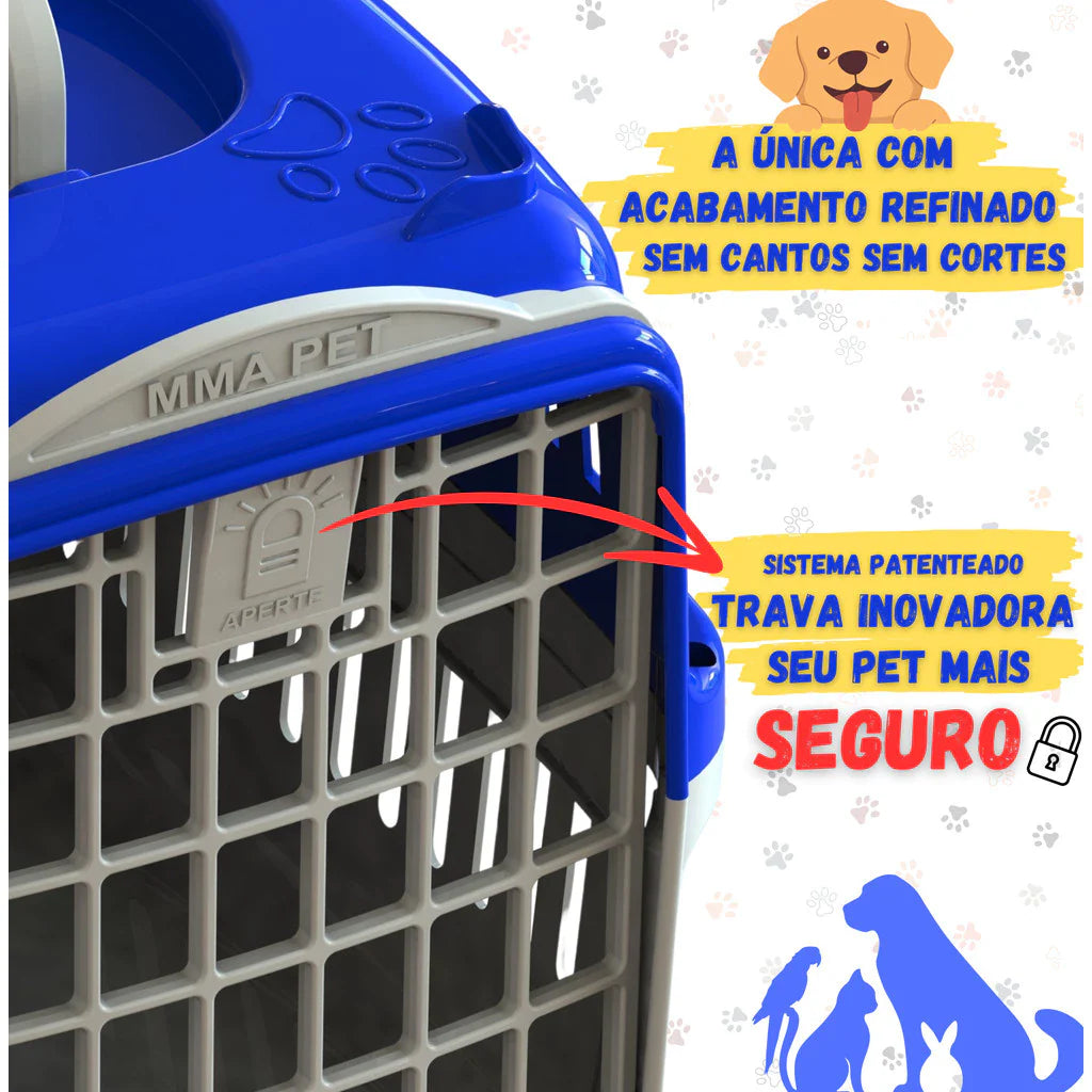Caixa de Transporte para Cachorro e Gato | Caixa MMAPet™