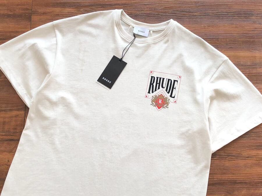 Camiseta Rhude Card 'Vintage White'