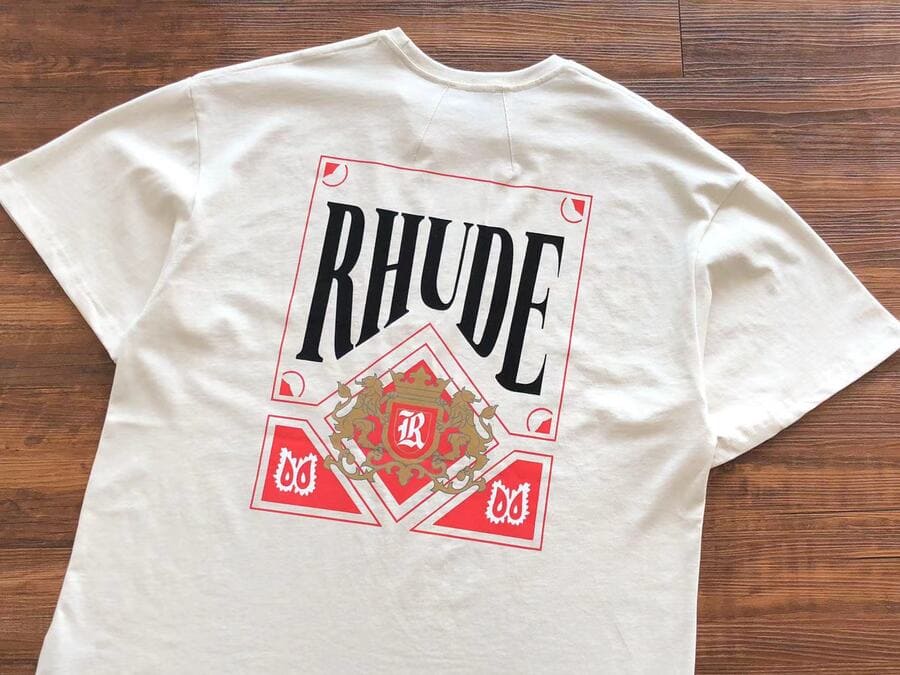 Camiseta Rhude Card 'Vintage White'